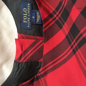Polo by Ralph Lauren Dresses - Girls Polo red and black plaid dress, size 8 Polo by Ralph Lauren Dresses - Girls Polo red and black plaid dress, size 8